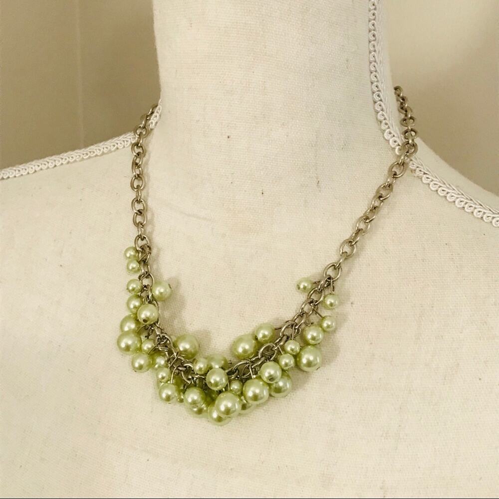 Green Bauble Necklace